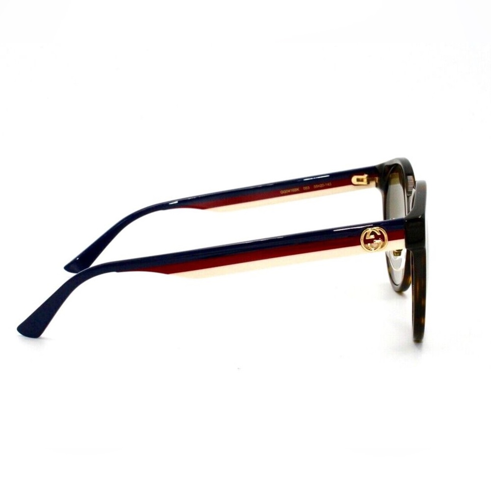 🔥♥️🔥AUTHENTIC Gucci Sunglasses GG0416SK 003 55-20-145  Made in Italy - Picture 4 of 14